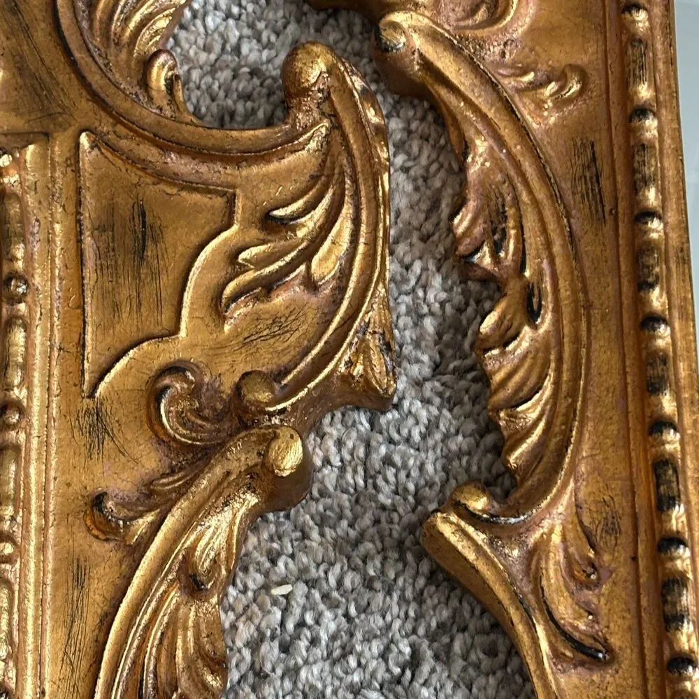 Antique Italian Gilded Gold Hand Carved Mirrors Italy 1890's MR 091 Robert Grace